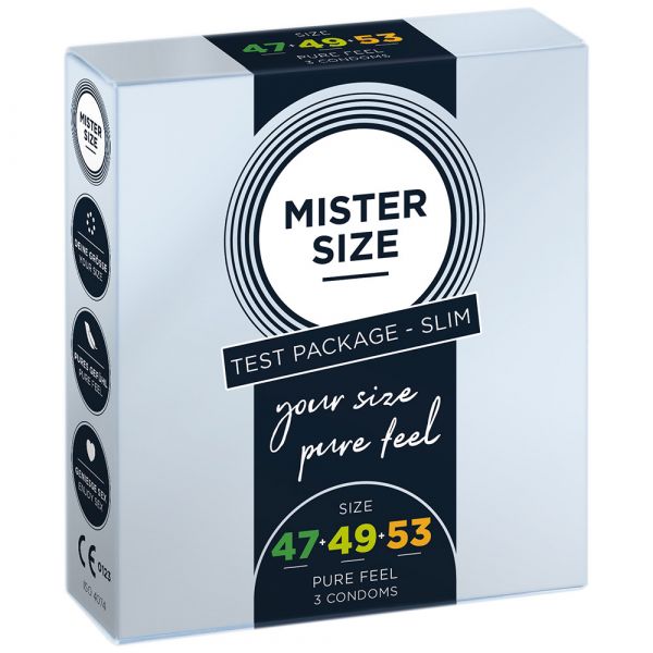 Mister Size Sample Package 47-49-53, 3's