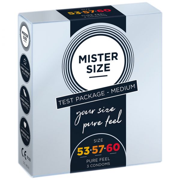 Mister Size Sample Package 53-57-60, 3's