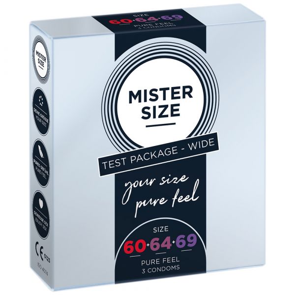 Mister Size Sample Package 60-64-69, 3's